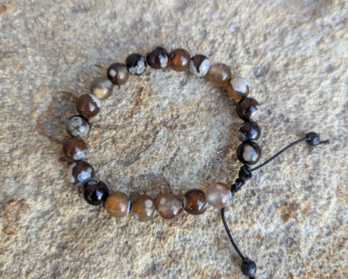 bracelet en agate