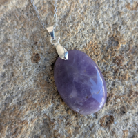 Pendentif en amethyste