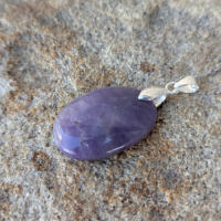 Pendentif en amethyste