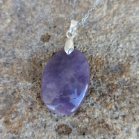 Pendentif en amethyste