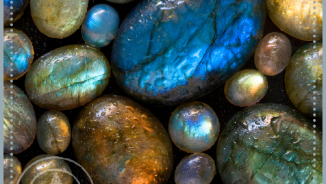 Pierres de labradorite