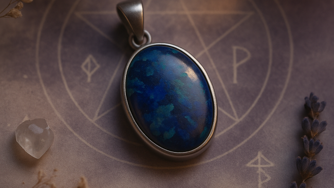 Bijoux en Azurite