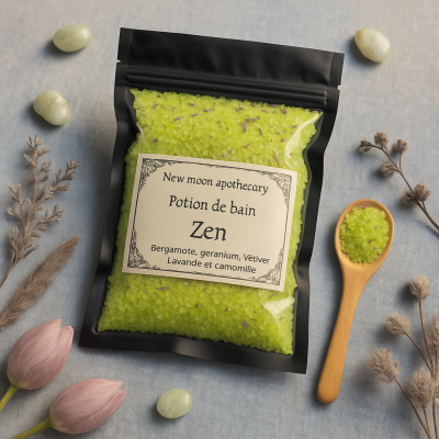 potion de bain sels de bain