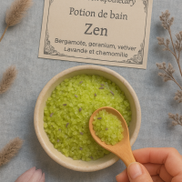 potion de bain sels de bain