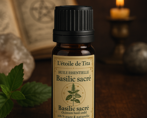 huile essentielle de basilic sacré