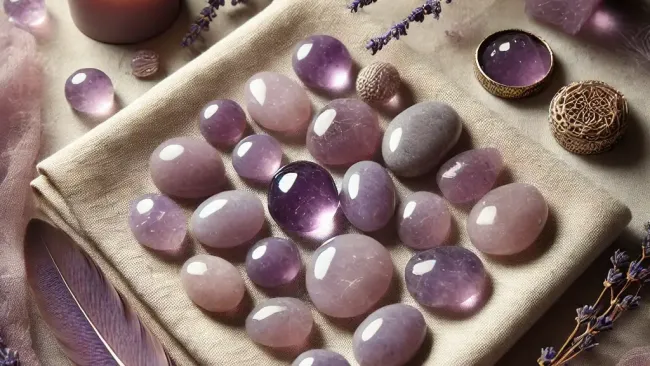 Pierres d'améthyste