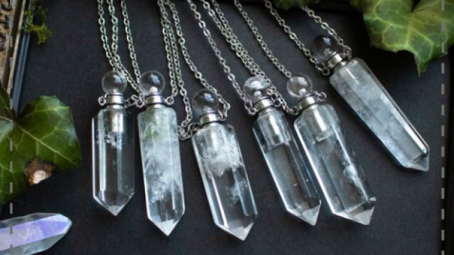 Bijoux en cristal de roche