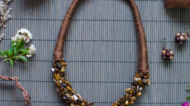 Bijoux en oeil de tigre